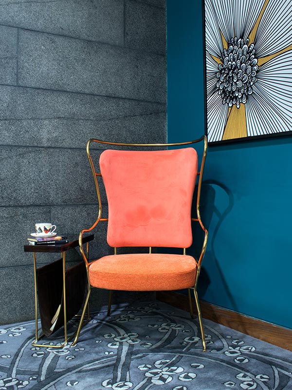 Shahjahan Metallic Chair