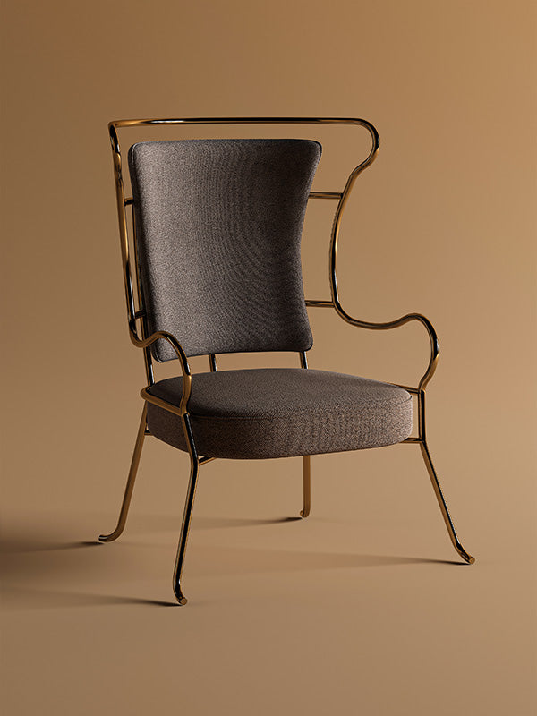 Shahjahan Metallic Chair