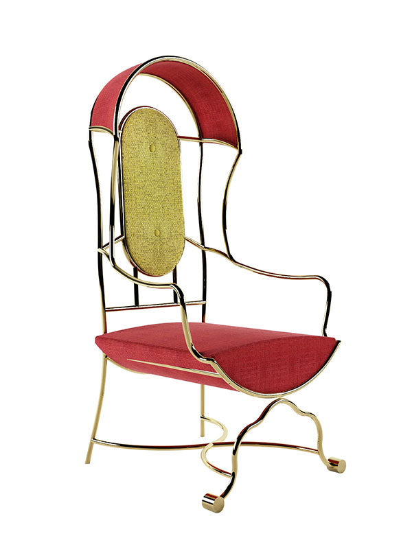 Reed Metallic Chair