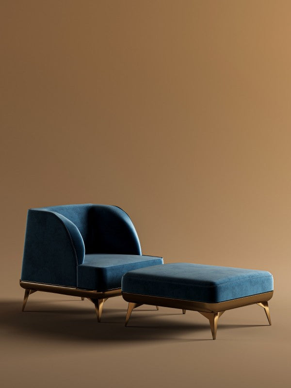 Stanley Chair + Foot Stool