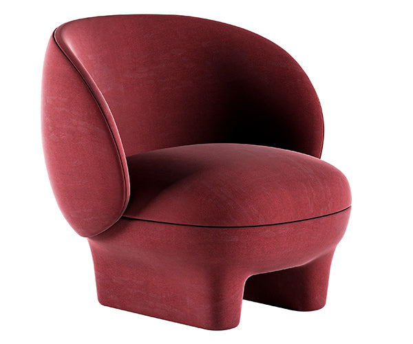 Crimson Armchair