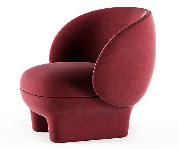 Crimson Armchair