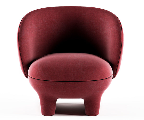 Crimson Armchair